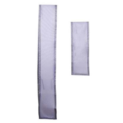 Tour de lit respirant gris