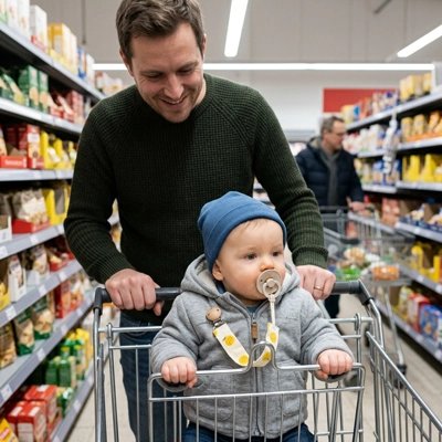 Attache tétine bébé