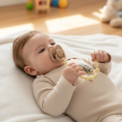 Attache tetine et bébé