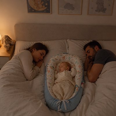 nid bébé parents