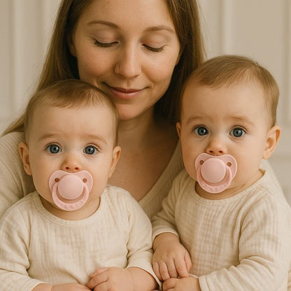 sucette pour deux bébés 