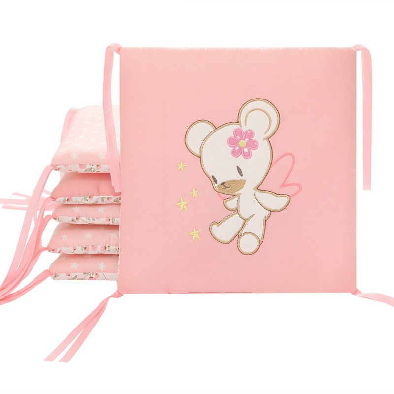 tour de lit petit ange rose 