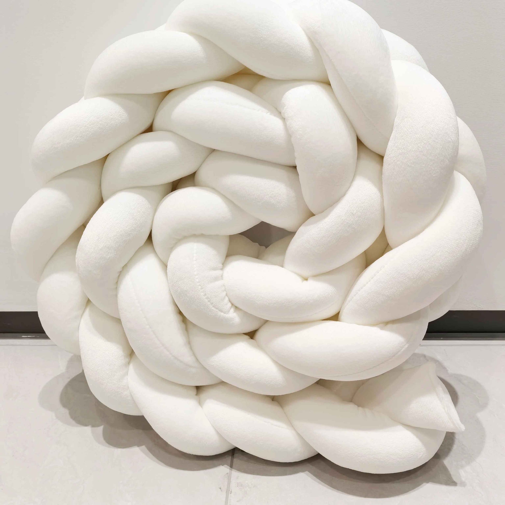 tresse de lit blanche