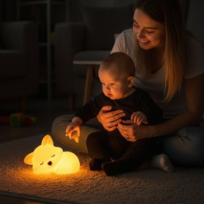 Veilleuse bébé renard 